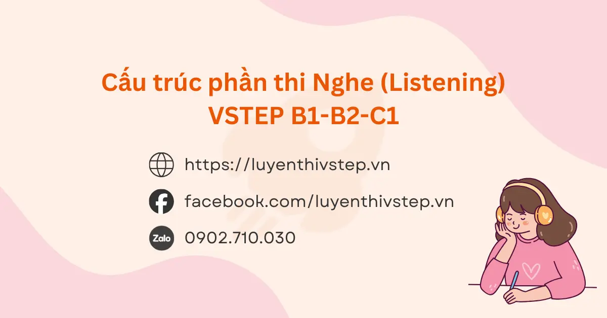 Cấu trúc phần thi Listening VSTEP B1-C1 và cách làm bài