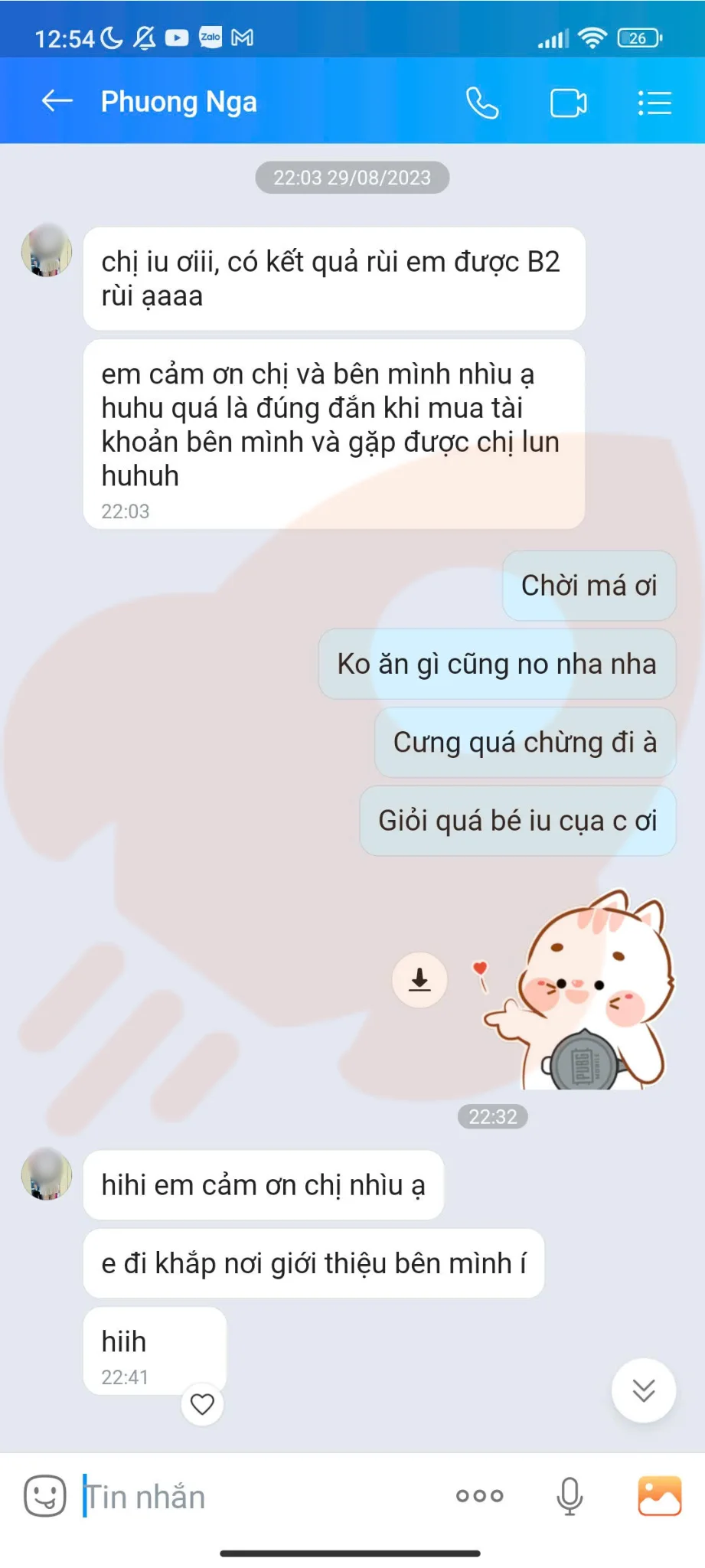 Phản hồi học viên VSTEP B2
