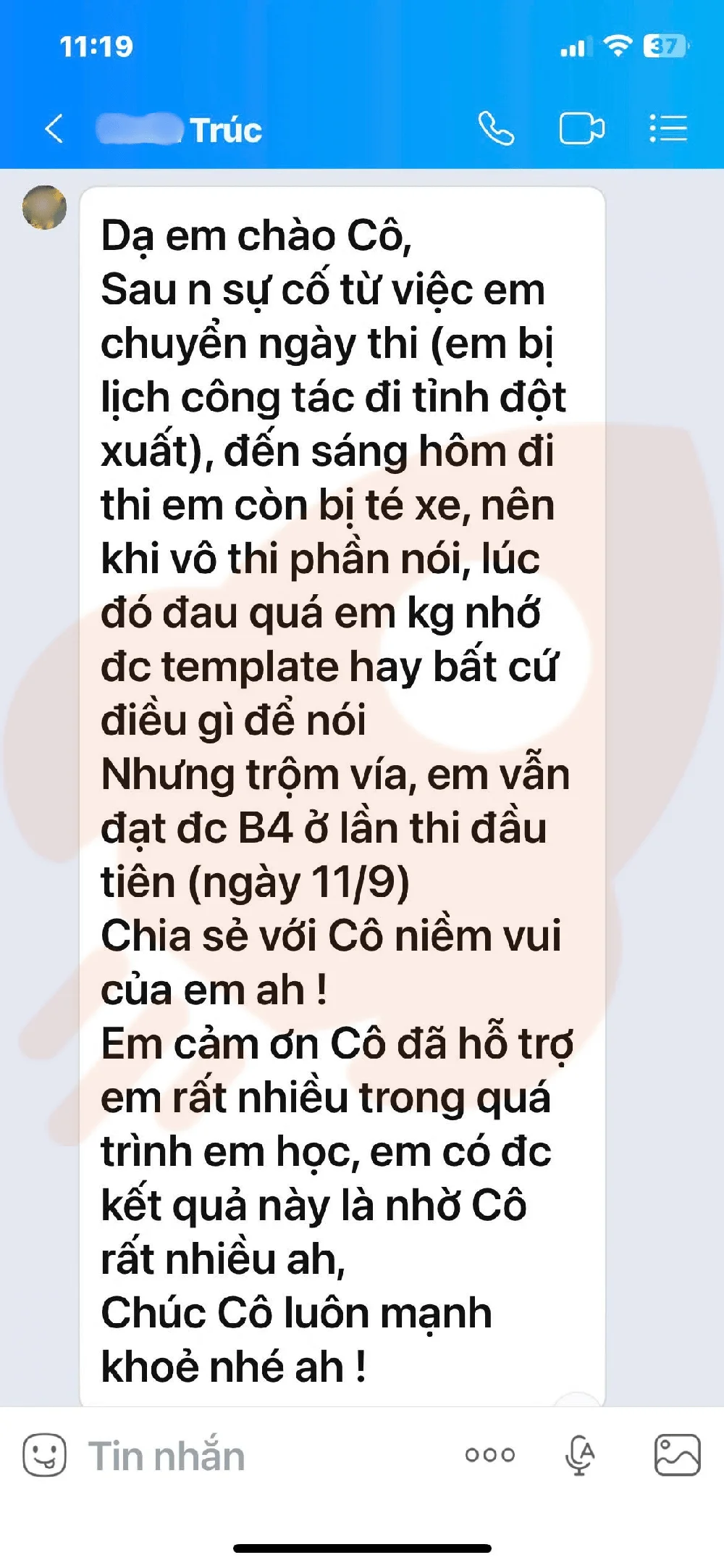 Phản hồi học viên VSTEP B2