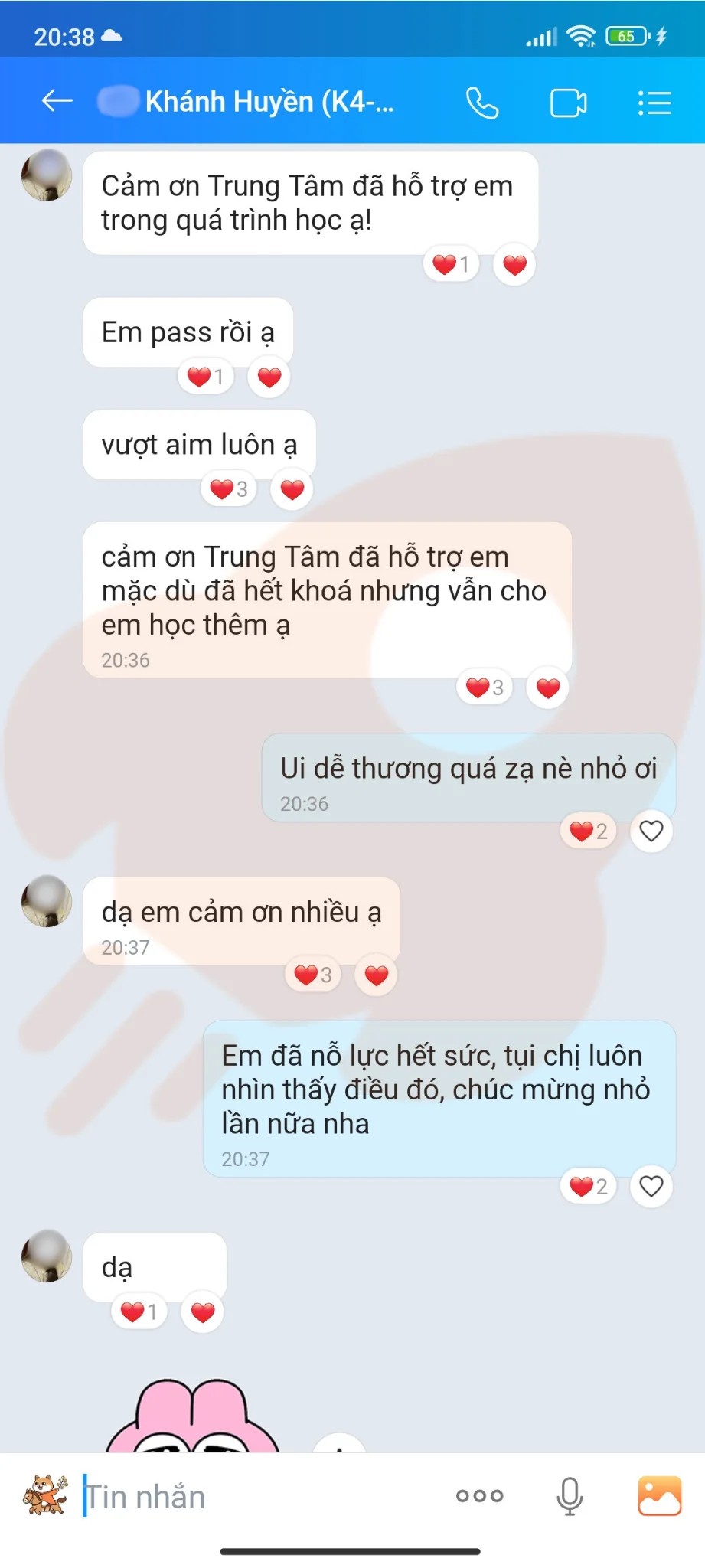 Phản hồi học viên VSTEP B2