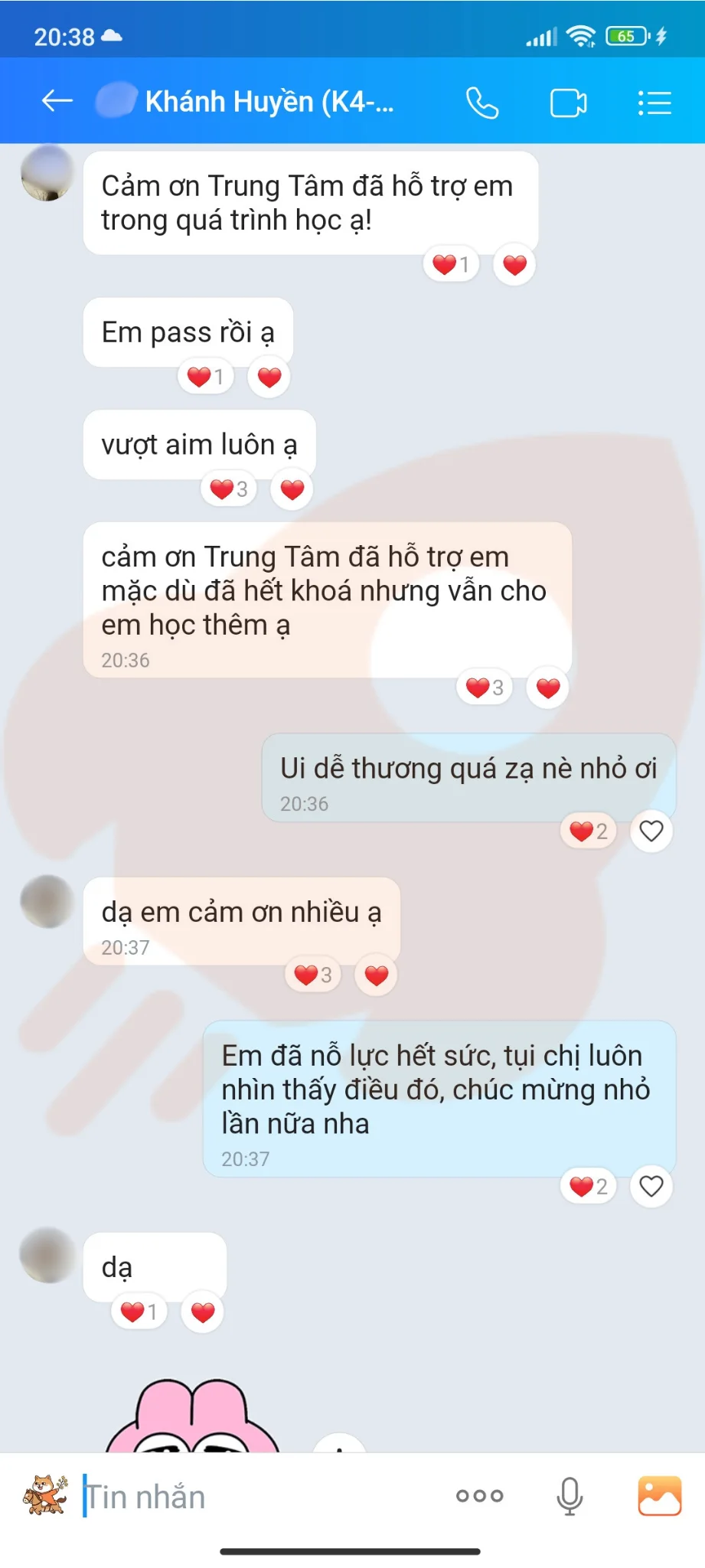 Phản hồi học viên VSTEP B2