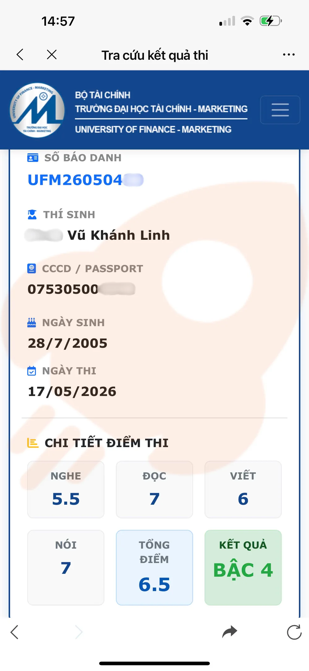 Phản hồi học viên VSTEP B2