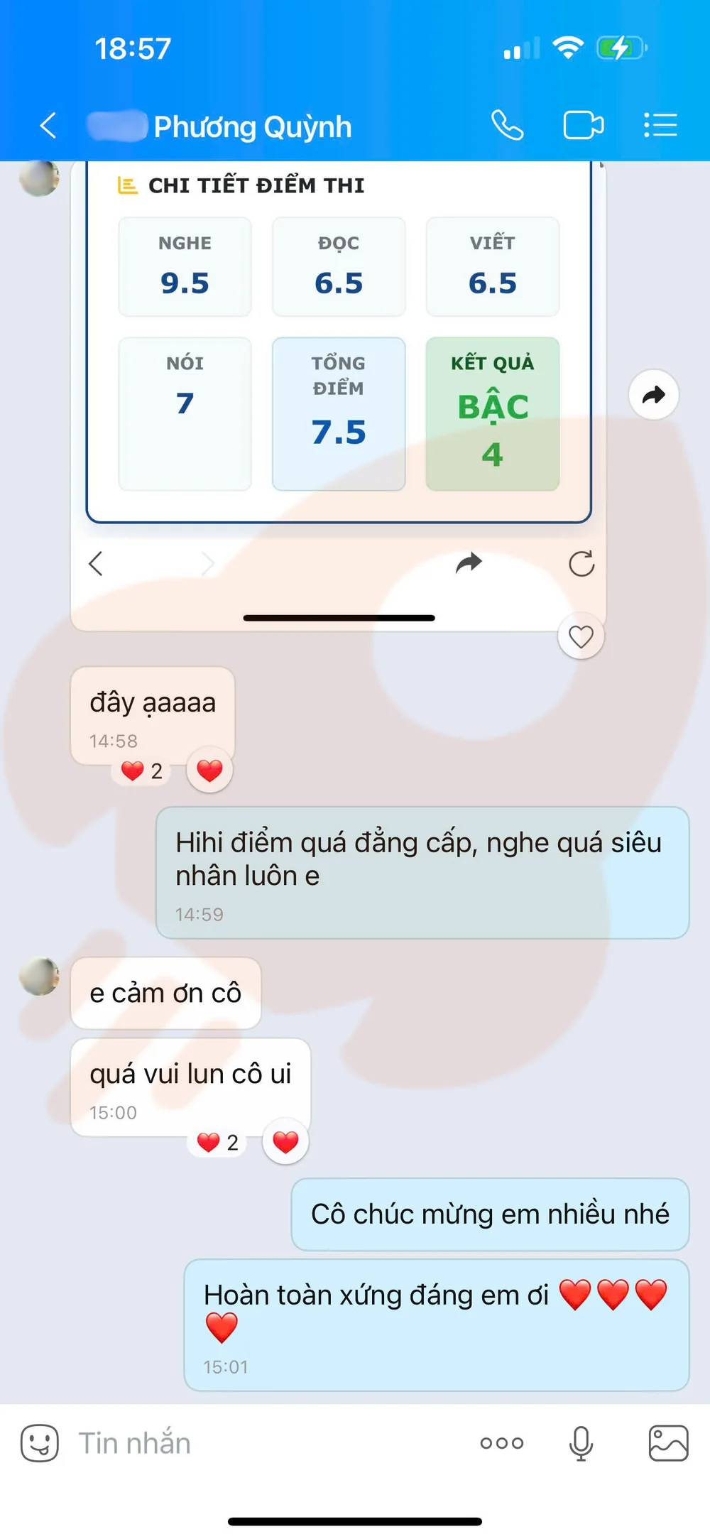 Phản hồi học viên VSTEP B2
