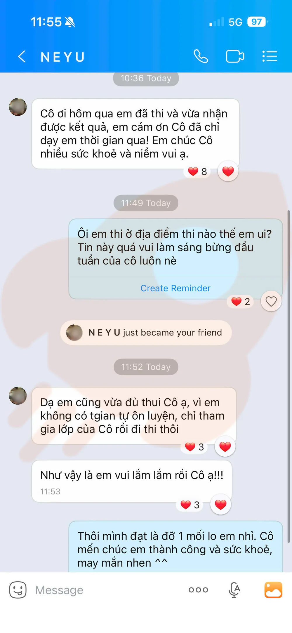 Phản hồi học viên VSTEP B2